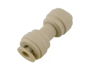Image of Push-Fit Connector Straight Union 1/4" Pk 10 Connect 31073
