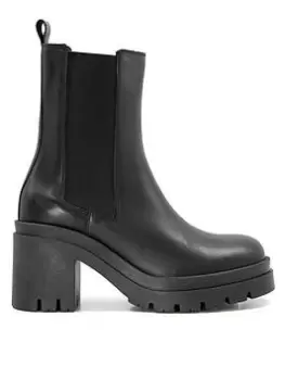 Image of Dune London Prized Heeled Palmz, Black, Size 4, Women
