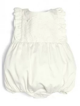Image of Mamas & Papas Lace Detail Bodysuit Baby Girls