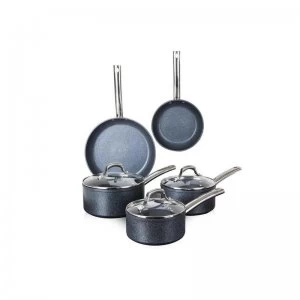 image of Tower TruStone 5 Piece Pan Set in Violet Black