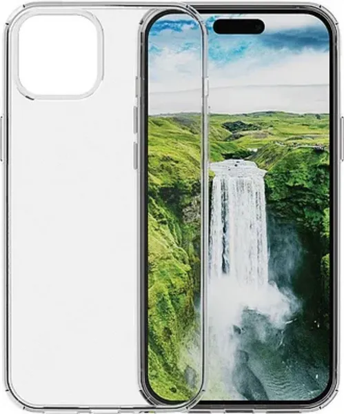 image of D BRAMANTE Iceland Ultra iPhone 15 Case - Clear, Clear 5711428018977