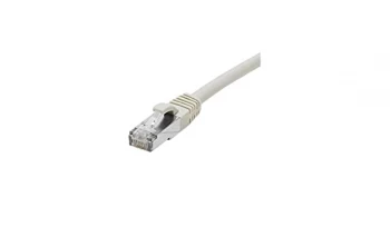 Patch Cord RJ45 CAT.6a F/UTP LSZH Snagless Grey - 0.15 M Full Copper