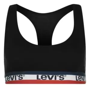 Image of Levis Logo Bralette - Black