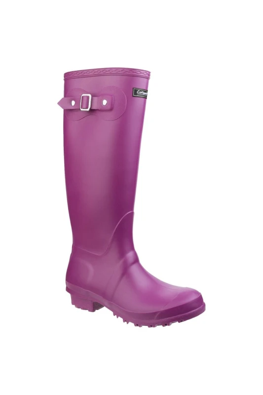 Image of Cotswold Womens Sandringham Original Tall Wellington Boots - UK 4 / EU 37 Purple female PS2916BRY37