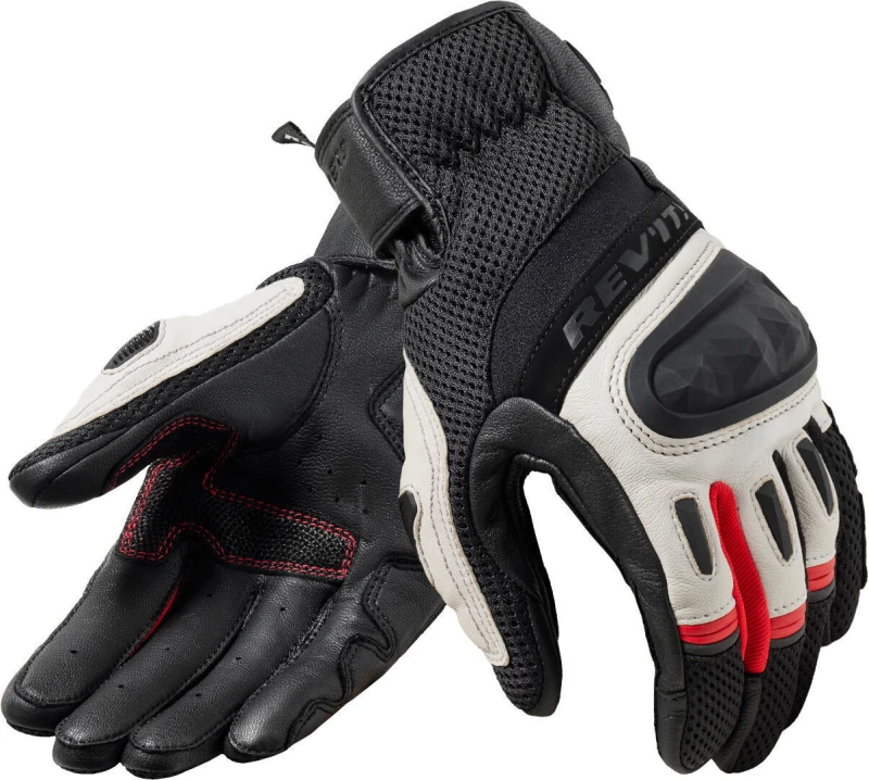 Image of REV'IT! Dirt 4 Gloves Black Red Size L