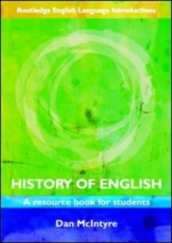 Image of History of English by Dan Mcintyre Paperback