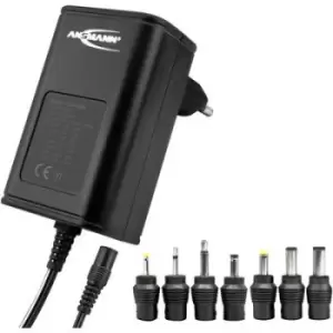 Image of Ansmann 1201-0023 Mains PSU (adjustable voltage) 12 V DC, 9 V DC, 7.5 V DC, 6 V, 4.5 V DC, 3 V 1000 mA 12 W