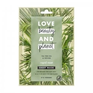 Image of Love Beauty And Planet Rapid Reset Sheet Mask
