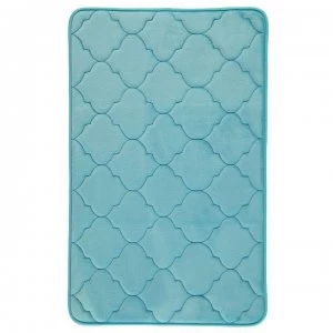 image of Linens and Lace Memory Foam Bath Mat - New Bright Duck