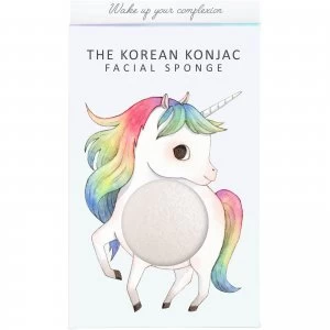 image of The Konjac Sponge Company Mythical Unicorn Prancing Konjac Sponge Box and Hook - White 30g