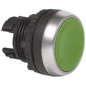 Image of Pushbutton Front ring PVC chrome plated Green