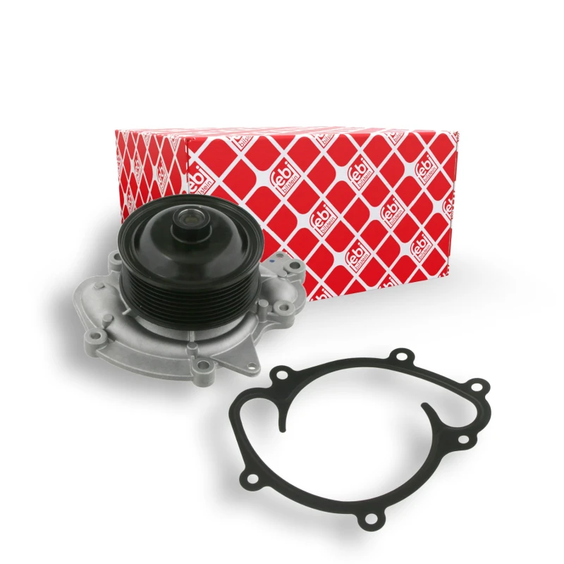 Image of FEBI BILSTEIN 26394 Water pump Cast Aluminium, with gasket/seal Cast Aluminium Water Pump (1260)