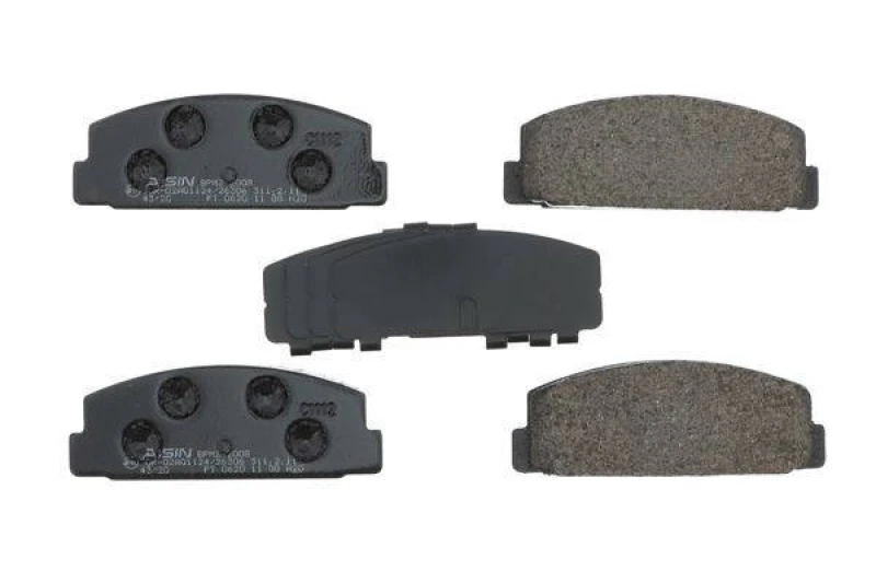 Image of AISIN BPMZ-2008 Brake pad set Premium ADVICS by AISIN excl. wear warning contact Brake Pad Set,disc brake (402)