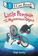 Image of little penguin and the mysterious object