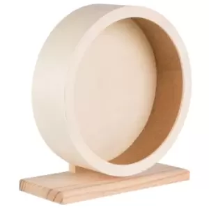 Image of Trixie Wooden Exercise Wheel - Diameter 28cm x 8cm
