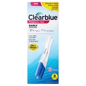 Clearblue Early Detection Visual Pregnancy Test 2s - main image