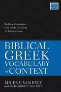 Image of biblical greek vocabulary in context building competency with words occurri