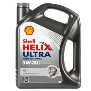 Image of SHELL Engine oil Helix Ultra Professional AF 5W-30 Capacity: 4l 550046650