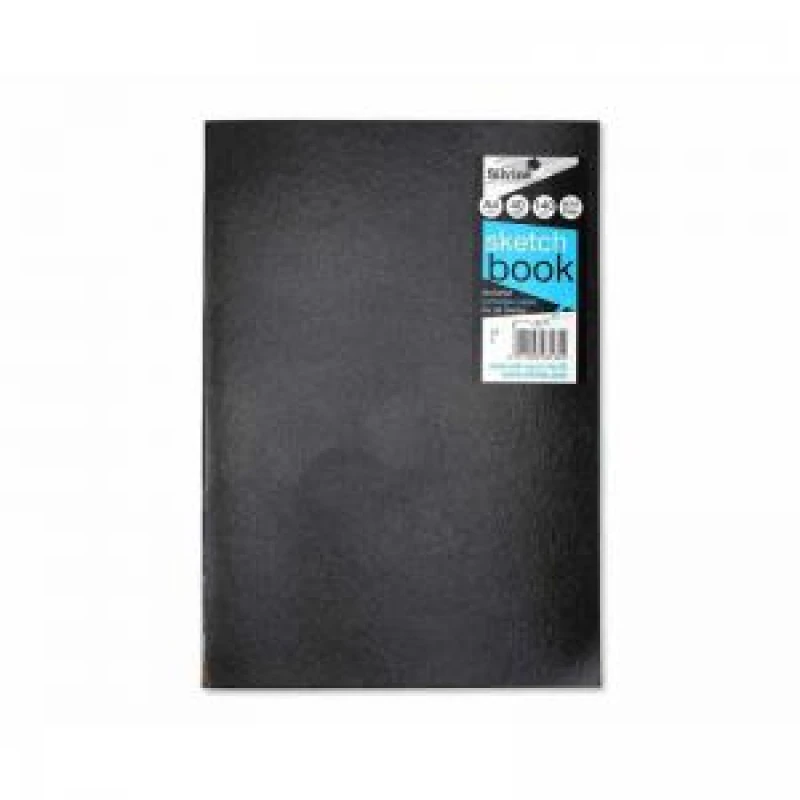 Image of Silvine Field Sketchbook A4 Portrait 40 Pages Black (Pack 10) 480