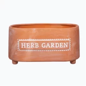 Image of Herb Garden Terracotta Trough Planter