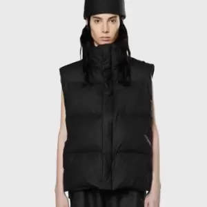 Image of Rains Quilted Padded Matte-Shell Vest - L