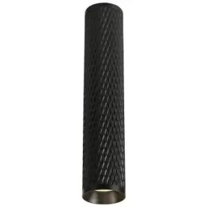 Image of 30cm Surface Mounted Ceiling Light, 1 x GU10, Sand Black - Luminosa Lighting