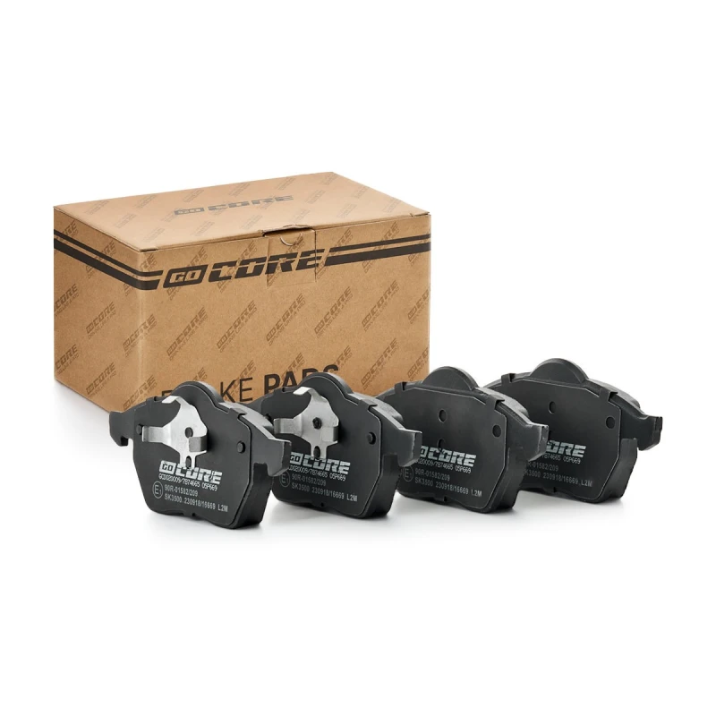 Image of goCORE GCD020009 Brake pad set excl. wear warning contact Brake Pad Set,disc brake (402)