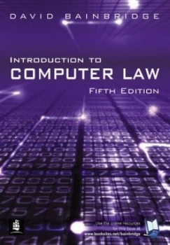 Image of Introduction to Computer Law by David Bainbridge Book