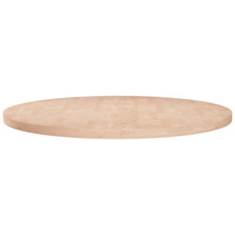 Image of Vidaxl Round Table Top 60X2,5cm Untreated Solid Wood Oak