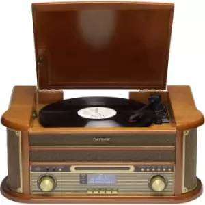 Image of Denver MRD-51 USB turntable Belt drive Wood