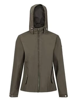 Image of Regatta Laiyah Waterproof Shell Jacket - Khaki, Size 10, Women