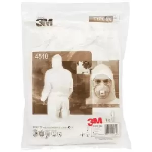 image of 3M 4515WXL Protective suit 4515 Size: XL White