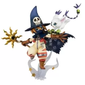 Image of Digimon Adventure G.E.M. Series PVC Statue Wizardmon & Tailmon 18 cm