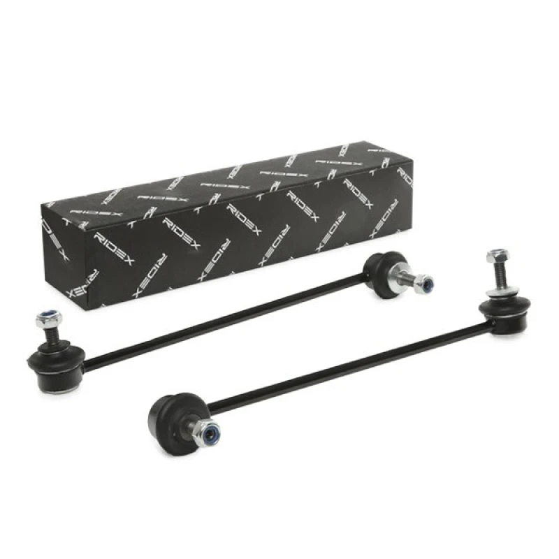 Image of RIDEX 3229S0850 Anti-roll bar link Front Axle Steel Link Stabiliser (3229)