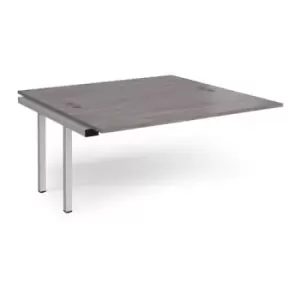 Image of Connex add on units back to back 1600mm x 1600mm - silver frame and grey oak top