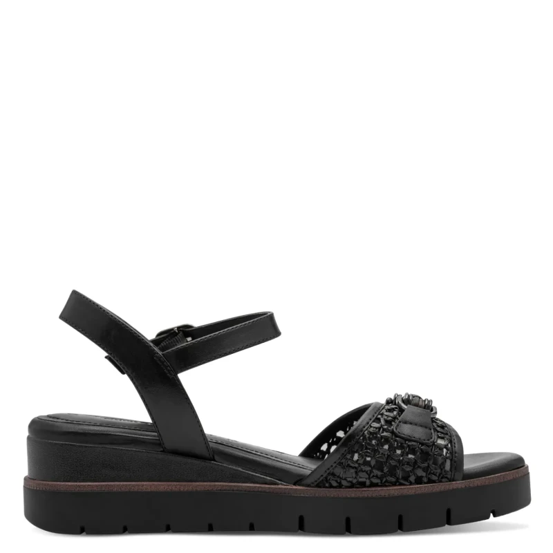 Image of tamaris Womens wedge sandals Tamaris 1-28215-46 Noir Female 36