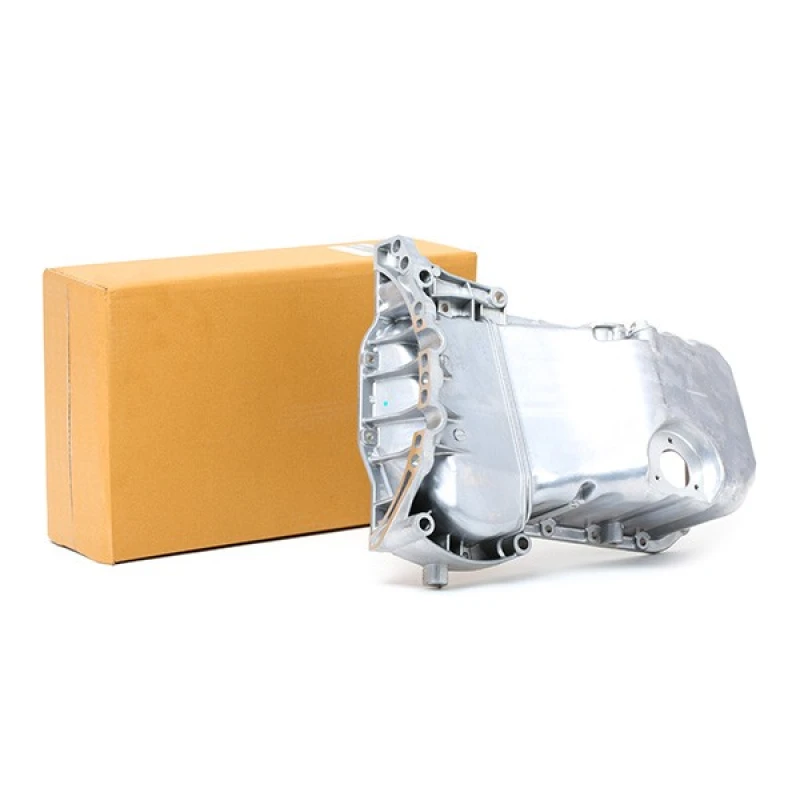 Image of RIDEX 592O0051 Oil Sump without oil sump gasket, with oil drain plug Aluminium Oil Pan (592)