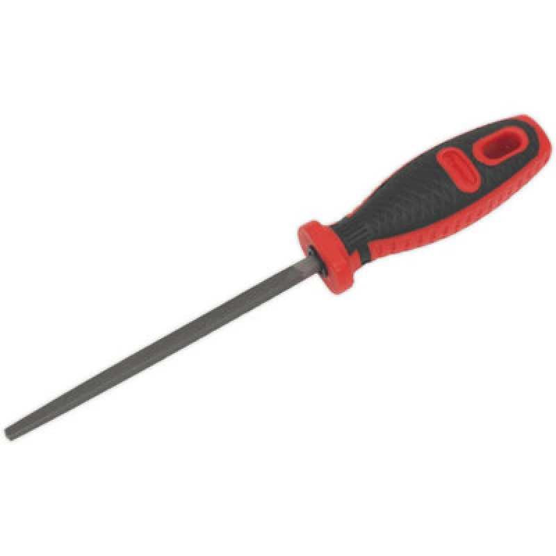 Image of Loops 150mm Square Engineers File - Double Cut - Coarse - Comfort Grip Handle Multi
