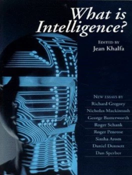 Image of What Is Intelligence by Jean Khalfa Book