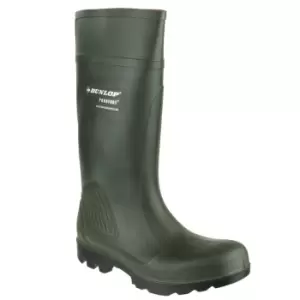 Image of Purofort Professional Plain Rubber Wellingtons Green Size 39