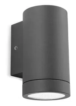 image of Shelby LED 1 Light Single Outdoor Wall Light Graphite IP65