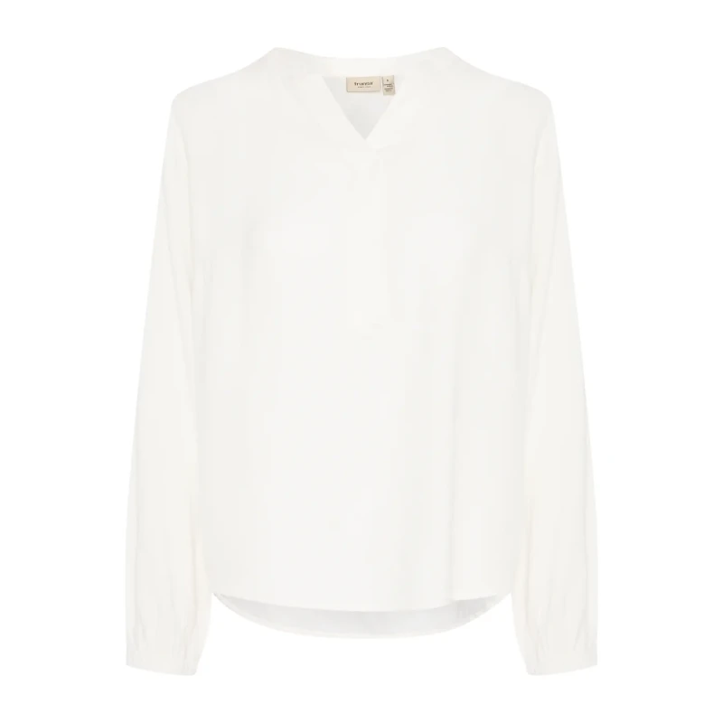 Image of fransa Womens blouse fransa Haida BL 1 Blanc Female 2XL