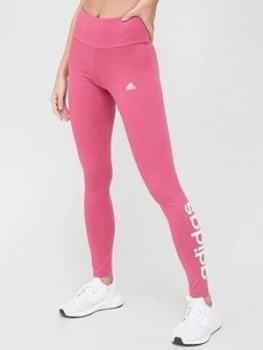 Image of adidas Essentials Linear Legging - Pink Size M Women