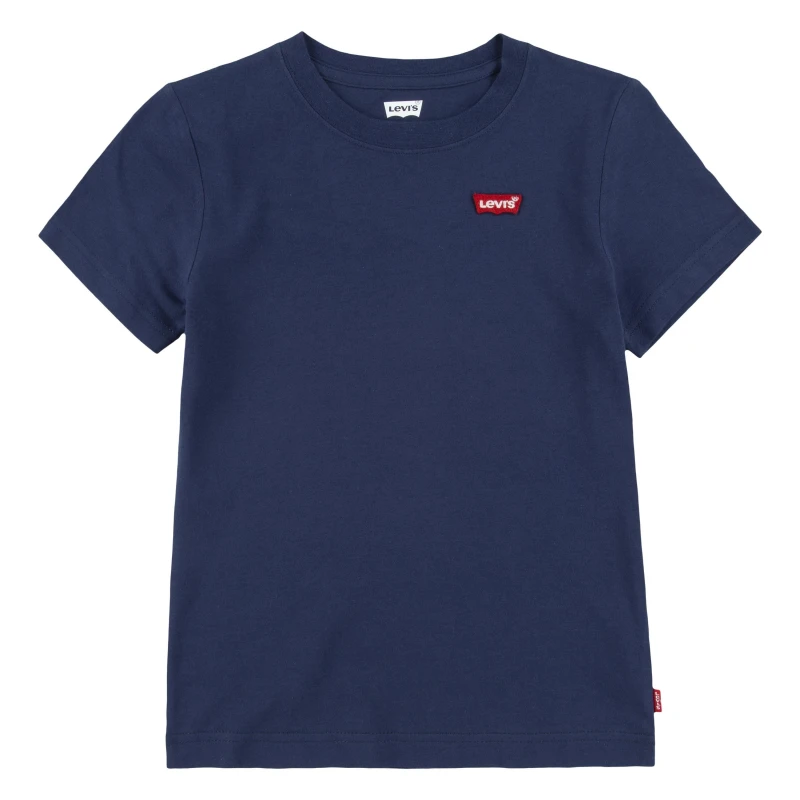 Image of Levis Kids Batwing Logo Regular Fit T-Shirt Blues C8D male 14Y