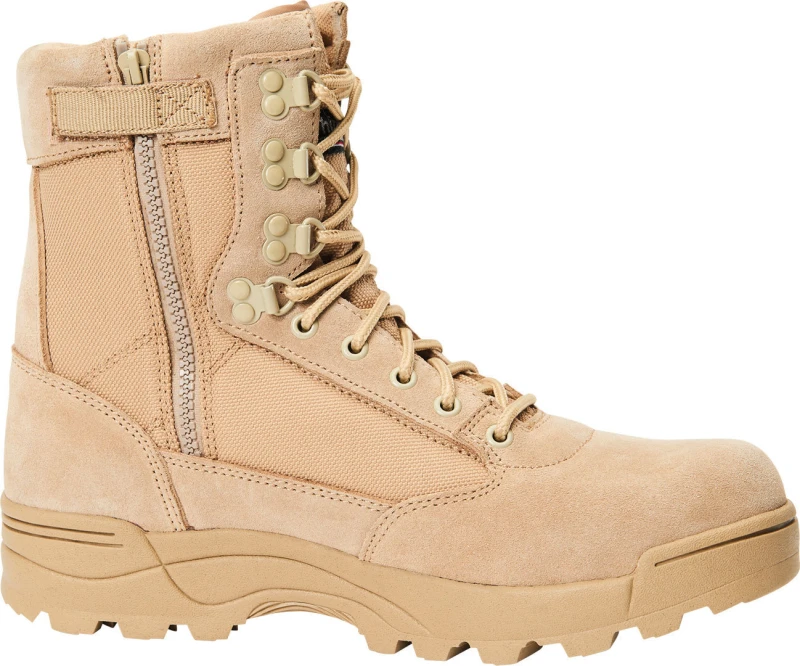 Image of Brandit Zipper Tactical Boots, beige, Size 40 for Men