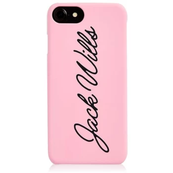 image of Jack Wills Flint Script Graphic iPhone 6/6S/7/8 Case - Pink