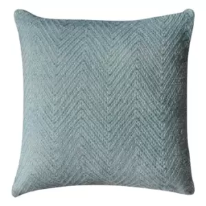 Image of Gallery Direct Chevron Duck Egg Cushion