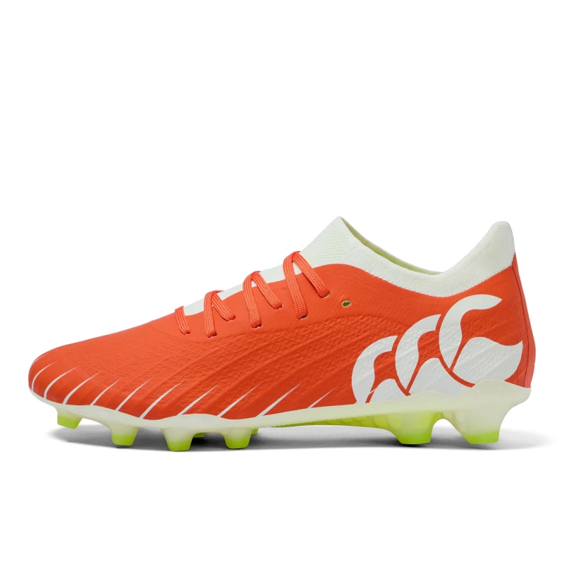 Image of Canterbury Mens Speed Elite Firm Ground Rugby Boots Tangerine male 8 (42.5)