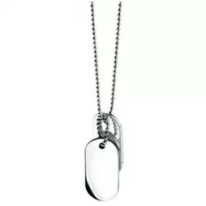 Image of Fred Bennett Double Oval Dog Tag Pendant FB-N2686