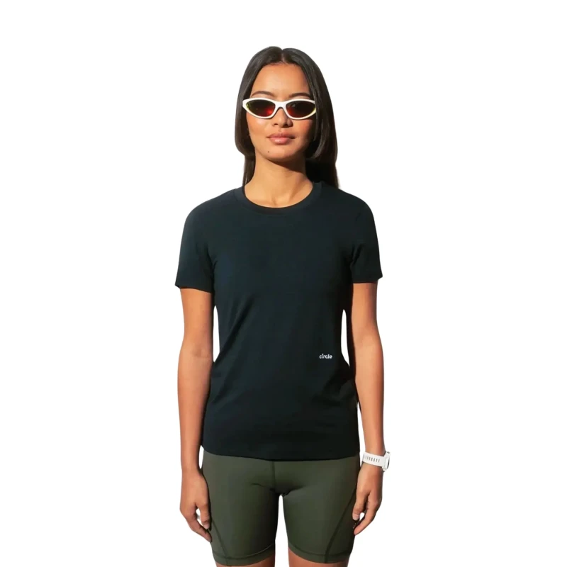 Image of Circle Sportswear Womens T-Shirt Circle Sportswear Athletic Noir Female M